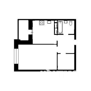 1-к квартира, на длительный срок, 40м2, 3/17 этаж
